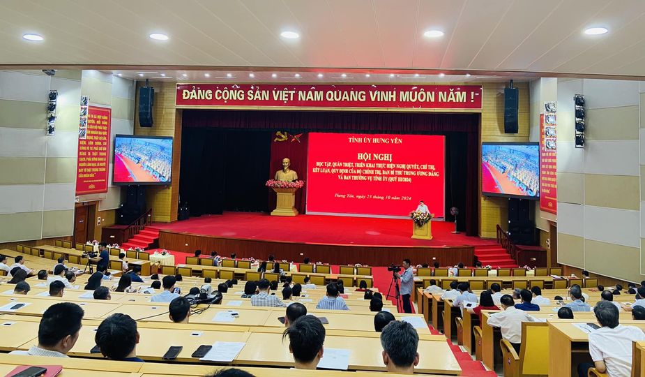 HƯNG YÊN HỌC TẬP, QUÁN TRIỆT, TRIỂN KHAI CÁC NGHỊ QUYẾT, CHỈ THỊ, KẾT LUẬN CỦA TRUNG ƯƠNG, CỦA TỈNH